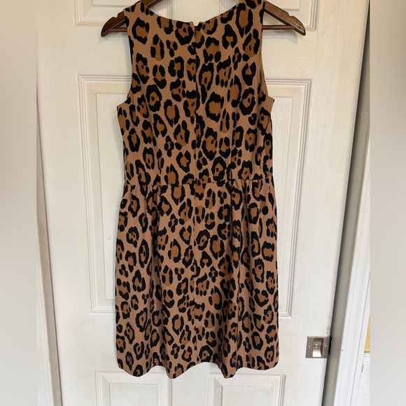 LOFT Leopard Mini Dress - Picture 3 of 8